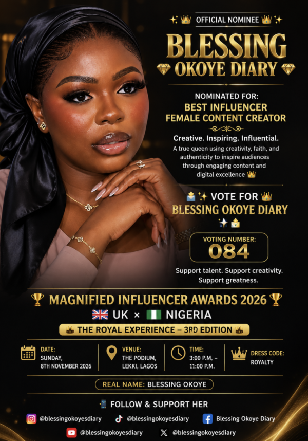 Blessing Okoye Diary